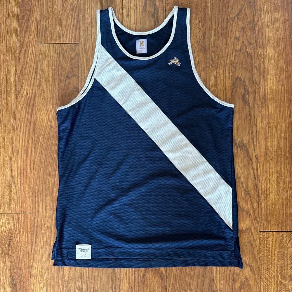 Classic Tracksmith Van Cortlandt Men’s Medium Singlet - Blue